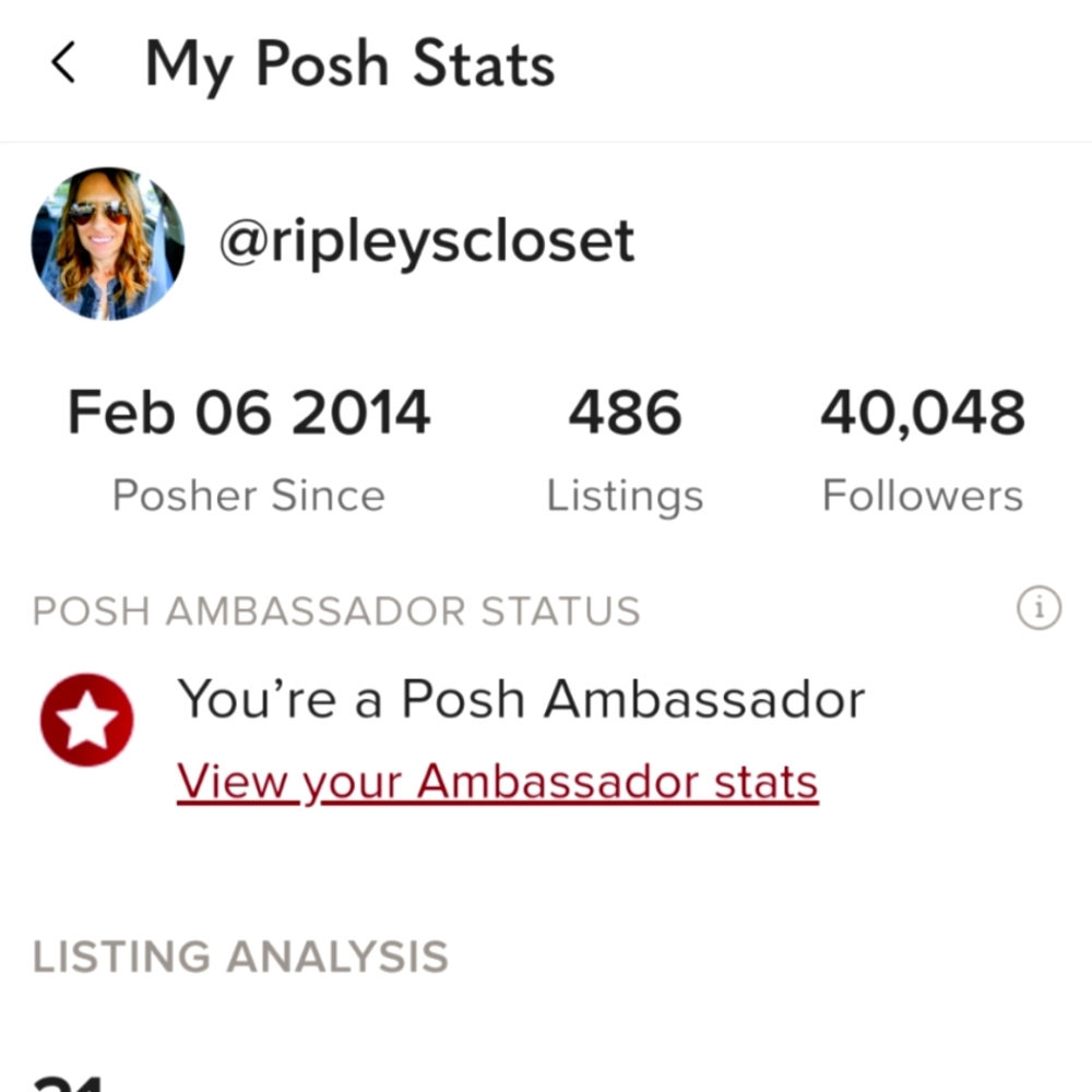 Posh Ambassador Status